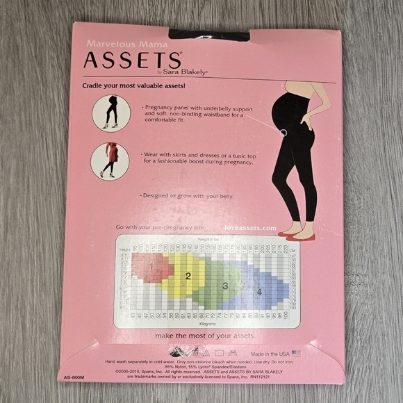 Spanx Assets Lucky Leggings Maternity Size 1 NIB New Charcoal Gray Shapewear - Picture 2 of 9